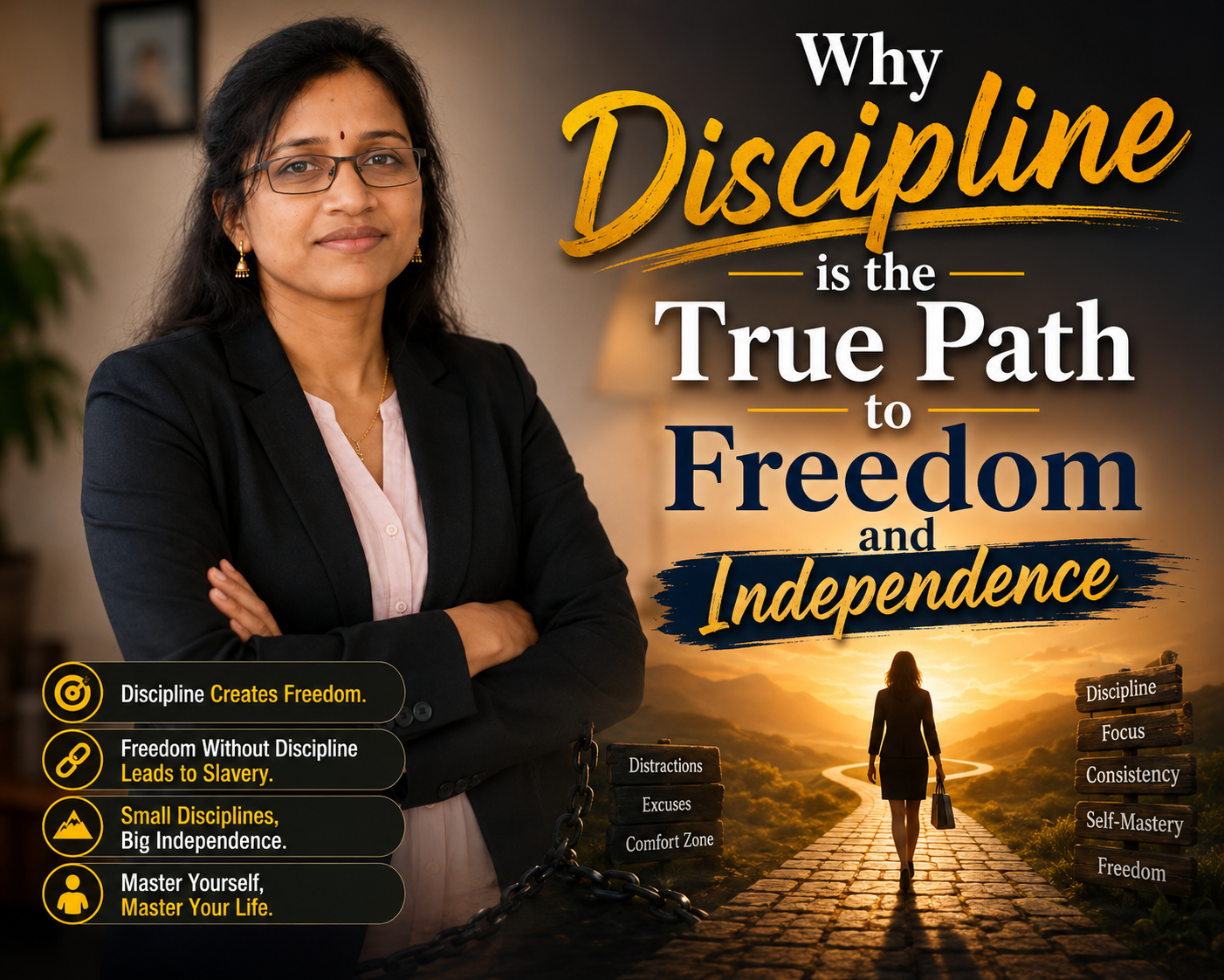 Why Discipline is the True Path to Freedom and Independence